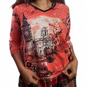 Onque Casuals Women's Red Shirt
